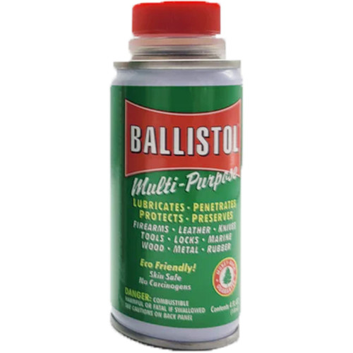 Ballistol Multi-Purpose Oil Non-Aerosol - 4 oz. for Metal, Leather, Wood, Plastic, and Firearm Maintenance