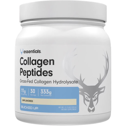 Bucked Up Collagen Peptides 30 Serving Tub - Supports Skin, Joints, Hair, and Overall Wellness