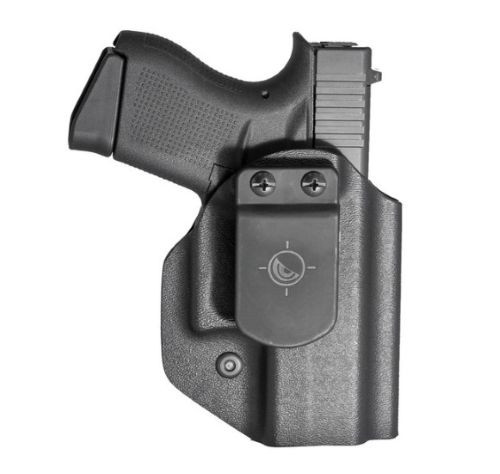 Mission First Tactical MFT Holster AIWB/OWB for Glock 43 - Ambidextrous Hybrid Inside Waistband and Outside Waistband Carry