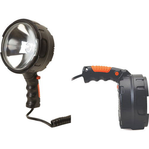 Cyclops Seeker Pro Spotlight Black 1500 Lumens with 12V DC Car Plug and Red Filter
