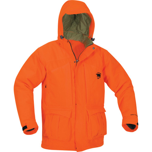 Arctic Shield Classic Elite Parka Blaze Orange X-Large - Retain Heat Technology, Wind and Rain Resistant