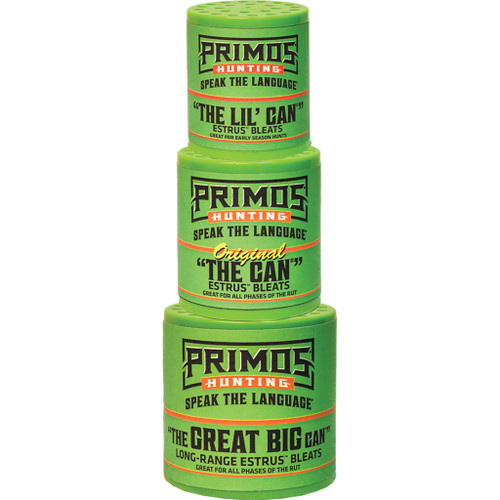 Primos The Can Call Family Pack 3-Pack with Black Finish – Original, Lil' and Great Big Can Calls