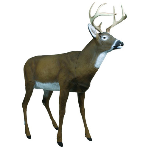Flambeau Master Series Boss Buck Deer Decoy with Realistic Antlers and Scent Pad Compatibility