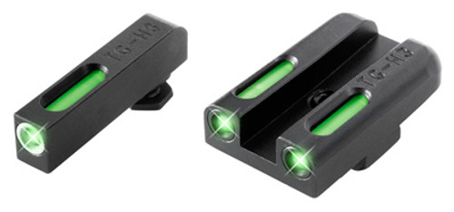 Truglo TG13GL1A Tritium & Fiber Optic Sight Set for Glock 9mm & .40SW