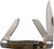 American Buffalo Knife & Tool RP0001SG Roper Series Laredo Stag 3-Blade Stockman Knife