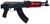 Century Arms Romanian Draco Stamped AK-47 Pistol - HG1916PR-N - 7.62x39 with Red Wood Handguard