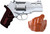 Chiappa Firearms Rhino 30DS Revolver in 357 Magnum / 38 Special with Matte Stainless Finish and G10 Red/Black Grip * Part Number 340.308