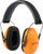Allen ULTRX Slim Profile Earmuffs - Orange, Adjustable Headband, NRR 23dB