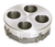 Lee Extra Turret 4 Hole for 4-Station Turret Press - Aluminum Silver