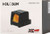 Holosun HE509TRDX2 Enclosed Red Multi-Reticle Holographic Sight with Titanium Body