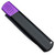 CobraTec Gideon Hidden Release OTF Knife with Black and Purple Finish - Part Number CTGHRBPB