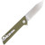 CobraTec Riptide Folder Knife with OD Green Handle and S35VN Blade