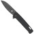 CobraTec Rhino Knife Folding Blade Black (Part Number: CTBLKRHINO)