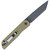 CobraTec Prowler G-10 Lock Tanto Serrated Folding Knife with OD Green Handle