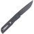 CobraTec Prowler G-10 Button Lock Drop Knife - Folding Blade with Black Finish