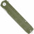 CobraTec Large Kuzio Drop Point Serrated Folder Knife OD Green * Part CTKUZIOODGDS