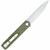 CobraTec Large Kuzio Drop Folder Knife with OD Green G-10 Scales and D2 Blade - Part Number CTKUZIOODGDNS