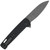 CobraTec Gator Knife Folding Blade Black * 3.375-inch D2 Steel Blade with Liner Lock