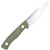 CobraTec Koonsman Fixed Blade Knife OD Green - Durable Drop Point Design with Micarta Handle
