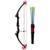 Genesis Bow Set Black Right-Hand Bow with Aluminum Riser and Fiber-Composite Split Limbs
