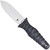CobraTec Claymore Single Blade Dagger Fixed Blade Satin Stonewash - Compact and Durable Self-Defense Knife