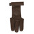 October Mountain Shooters Glove Brown Large * Premium Leather Shooting Glove with Reinforced Tips and Adjustable Fit