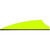Q2i Fusion X-II Neon Yellow Vanes * 2.5 inch, Pack of 100