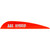 AAE Hybrid 23 Vanes Red 50 Pack for Archery - Durable Plastic Fletchings with Base Dynamics Design