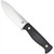 CobraTec Back Country Fixed Blade Knife - Reliable Outdoor Survival Knife with Black Handle