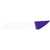 Gateway Mako Feathers White with Purple Tips, 3.125 inches, 50 Pack
