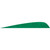 Gateway Parabolic Feathers Green 4-inch LW Arrow Fletchings - Pack of 50