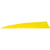 Gateway Shield Cut Feathers Flo Yellow 4 in. LW - Pack of 50