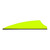 Q2i Fusion X-II Neon Yellow Vanes – 2.1 inch, Pack of 100