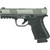 Black Rain Ordnance Frontline 9mm Compact Pistol with 3.75-inch Barrel and RMR Cut - Grey Battleworn Finish