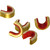 Saunders Brass Nok Set Red 16-18 Strand - 1000 Pack