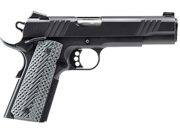 "Bersa B1911 Pistol - Black | .45 ACP | 5"" Barrel | 8rd | Gray Grips"