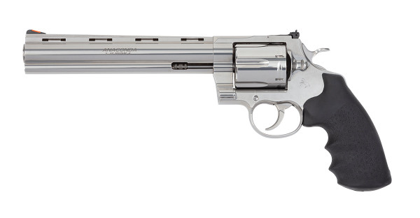 Colt Anaconda SP8RTS 44 Magnum Revolver - Semi-Bright Stainless Steel Finish