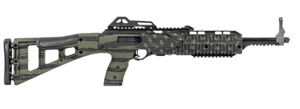 Hi-Point 9TS Carbine 995TSFLGOD - 9mm Semi-Auto Rifle with OD Green Flag Pattern