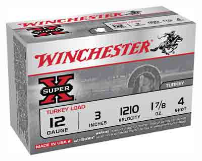 WINCHESTER SUPER-X TURKEY 12GA X123MT4