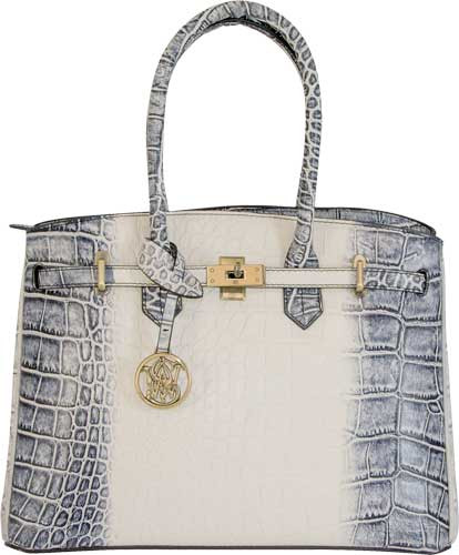 CAMELEON S&W CROC HANDBAG 49636