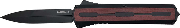 Zastava Arms USA A7 OTF Knife - Serbian Red Wood | S35VN Dagger Blade