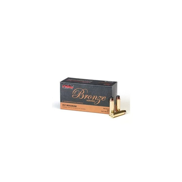 PMC Ammunition .357 Magnum Handgun Ammo - 158 Grain JSP - 50rd Box