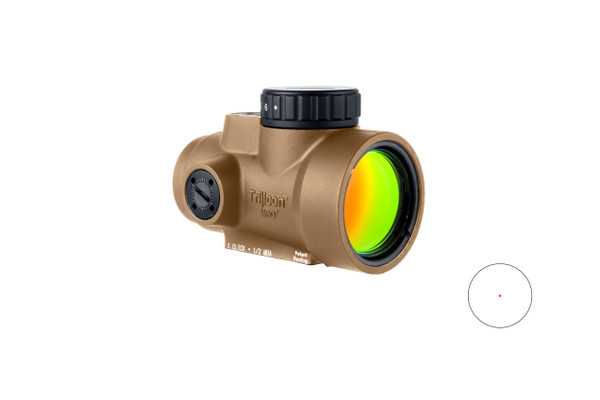 Trijicon MRO SD 1X25 Red Dot Sight with Coyote Brown Finish