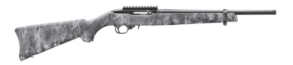Ruger 10/22 Carbine Rifle with Kryptek Typhon Camo Stock and Scope Base Adapter