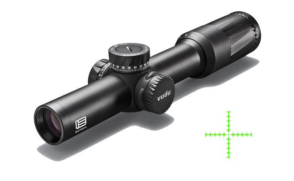 EO Tech Vudu Precision Rifle Scope 1-6X24mm with Green SR-1 MRAD Reticle