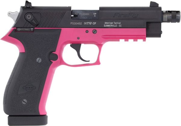 German Sport Firefly .22LR Semi-Auto Pistol with Pink Frame and Slide