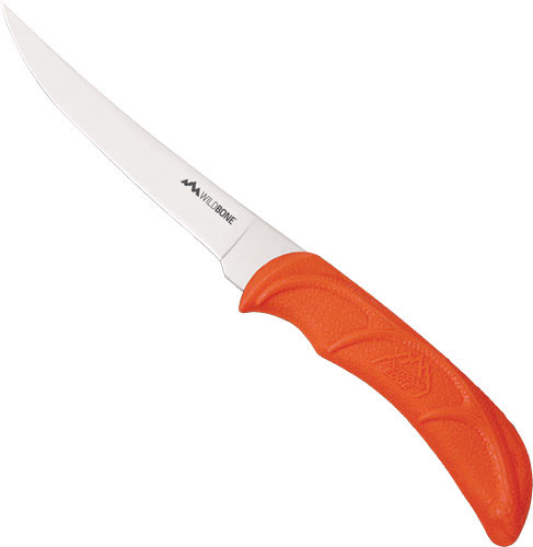 Outdoor Edge WGB50C 5-Inch Boning and Fillet Knife with Orange Handle