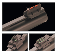 TruGlo TG960 Sight Set for Ventilated Rib Shotguns - Universal Fit with Ghost Ring and Noptch Rear Sights
