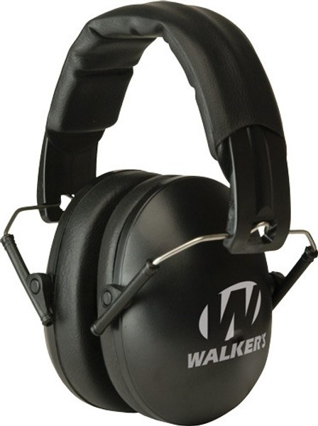 Walkers YWFM2 Black Passive Shooting Ear Muffs with 27dB Noise Reduction