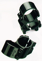 Weaver Detachable Top Rings with 1-Inch Tube Size * Black Steel & Alloy Construction